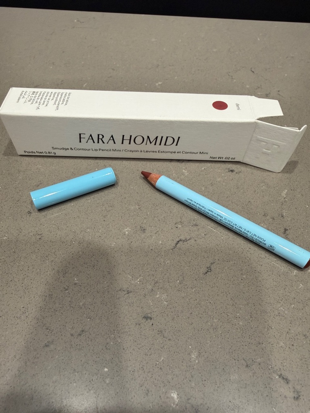 FARA HOMIDI Smudge & Contour Lip Pencil Mini - Demi, New/Unused